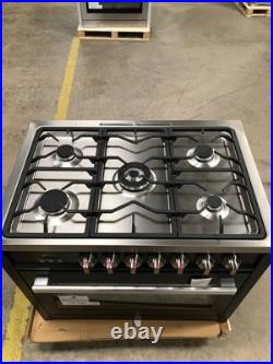 36 in. Gas Range, 5 Burners, Matte Black (OPEN BOX, COSMETIC IMPERFECTIONS)