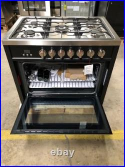 36 in. Gas Range, 5 Burners, Matte Black (OPEN BOX, COSMETIC IMPERFECTIONS)