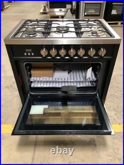 36 in. Gas Range, 5 Burners, Matte Black (OPEN BOX, COSMETIC IMPERFECTIONS)