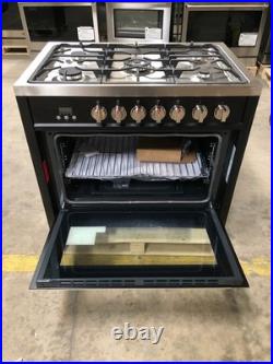 36 in. Gas Range, 5 Burners, Matte Black (OPEN BOX, COSMETIC IMPERFECTIONS)