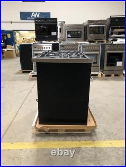 36 in. Gas Range, 5 Burners, Matte Black (OPEN BOX, COSMETIC IMPERFECTIONS)