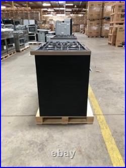 36 in. Gas Range, 5 Burners, Matte Black (OPEN BOX, COSMETIC IMPERFECTIONS)