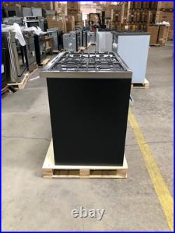 36 in. Gas Range, 5 Burners, Matte Black (OPEN BOX, COSMETIC IMPERFECTIONS)