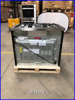 36 in. Gas Range, 5 Burners, Matte Black (OPEN BOX, COSMETIC IMPERFECTIONS)