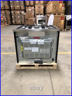 36 in. Gas Range, 5 Burners, Matte Black (OPEN BOX, COSMETIC IMPERFECTIONS)