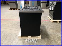 36 in. Gas Range, 5 Burners, Matte Black (OPEN BOX, COSMETIC IMPERFECTIONS)