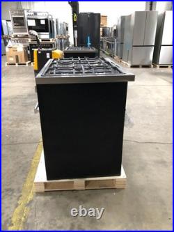 36 in. Gas Range, 5 Burners, Matte Black (OPEN BOX, COSMETIC IMPERFECTIONS)