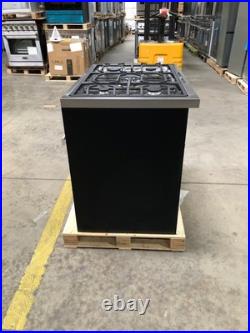 36 in. Gas Range, 5 Burners, Matte Black (OPEN BOX, COSMETIC IMPERFECTIONS)