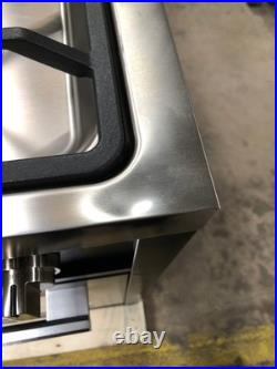 36 in. Gas Range, 5 Burners, Matte Black (OPEN BOX, COSMETIC IMPERFECTIONS)