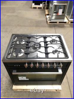 36 in. Gas Range, 5 Burners, Matte Black (OPEN BOX, COSMETIC IMPERFECTIONS)