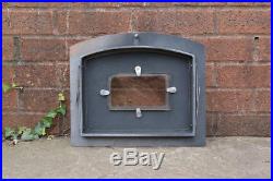 37.3 x 31.3 cm cast iron fire door clay bread oven doors pizza stove smoke house
