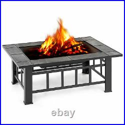 37 iKayaa Backyard Fire Pit Heate Wood Burning Patio Deck Stove Fireplace G4V2