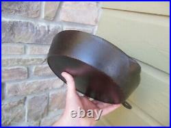 3 Vintage Embossed Number Handles Cast Iron Skillets Pans #7, #8, & #9