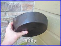 3 Vintage Embossed Number Handles Cast Iron Skillets Pans #7, #8, & #9