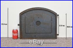 44 x 37.5 cm cast iron fire door clay / bread oven door / pizza stove doors