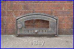 46.7 x 26.8 cm cast iron fire door clay bread oven doors pizza stove smoke house