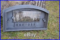 48 x 27cm Cast iron fire door clay / bread oven / pizza stove smoke house DZL08