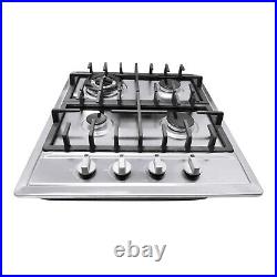 4-Burner Built-in GAS Stove Propane Natural GAS LPG Countertop Gas Stove Cooktop