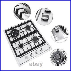 4-Burner Built-in GAS Stove Propane Natural GAS LPG Countertop Gas Stove Cooktop