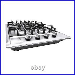 4-Burner Built-in GAS Stove Propane Natural GAS LPG Countertop Gas Stove Cooktop