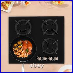 4-Burner Countertop Electronic Stove Built-in Gas Stove Ignition NG Gas Stove 4-Burner Countertop Electronic Stove Built-in Gas Stove Ignition NG Gas Stove