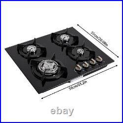 4-Burner Countertop Electronic Stove Built-in Gas Stove Ignition NG Gas Stove 4-Burner Countertop Electronic Stove Built-in Gas Stove Ignition NG Gas Stove