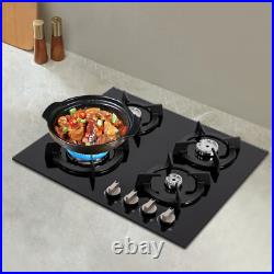 4-Burner Countertop Electronic Stove Built-in Gas Stove Ignition NG Gas Stove 4-Burner Countertop Electronic Stove Built-in Gas Stove Ignition NG Gas Stove
