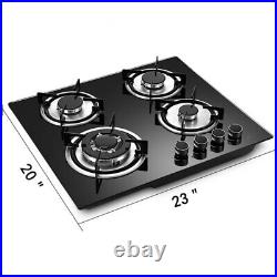 4 Burners Built-in Stove Propane GAS LPG/NG Gas Stove Gas Cook Top Countertop