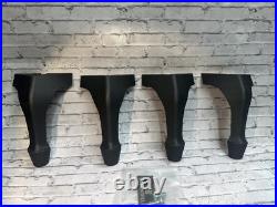 (4) Cast Iron Wood Stove Legs with Bolts