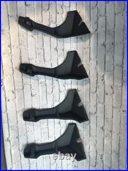 (4) Cast Iron Wood Stove Legs with Bolts