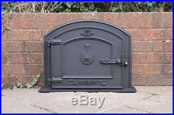 58.5 x 43 cm cast iron fire door clay bread oven doors pizza stove smoke house N
