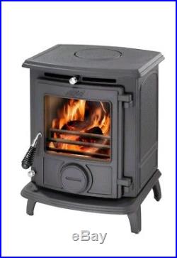 60' AGA Little Wenlock Classic Cast-iron Multifuel and Wood Burning Stove