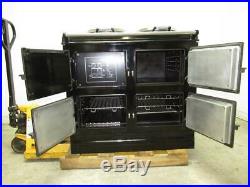 AGA Total Control 39 Inch Boiler Hot Plate Cast-Iron Electric Range ATC3BLK