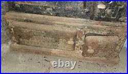 ANTIQUE Cast IRON Wood Cook Stove Gas Coal Rare In Need Of Love