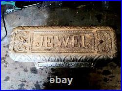 ANTIQUE JEWEL PARLOR STOVE GAS HEATER With JEWELS