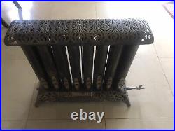 ANTIQUE JEWEL PARLOR STOVE GAS HEATER With JEWELS VINTAGE