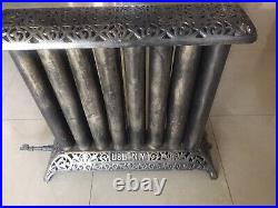 ANTIQUE JEWEL PARLOR STOVE GAS HEATER With JEWELS VINTAGE