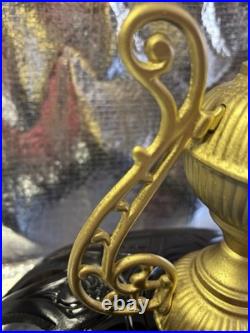 ANTIQUE PARLOR STOVE TOP CAST IRON #419 WithDecorative FINIAL, over 100 Yrs Old