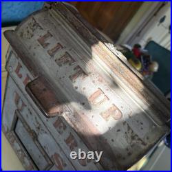 ANTIQUE READING STOVE WORKS USPS Cast Iron Post Office Mail Box 1894 Patent ANTIQUE READING STOVE WORKS USPS Cast Iron Post Office Mail Box 1894 Patent