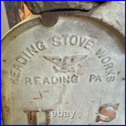 ANTIQUE READING STOVE WORKS USPS Cast Iron Post Office Mail Box 1894 Patent ANTIQUE READING STOVE WORKS USPS Cast Iron Post Office Mail Box 1894 Patent