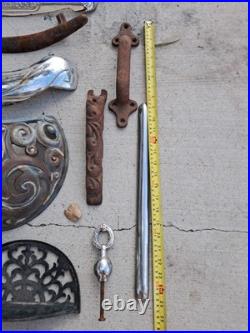ANTIQUE WOOD PARLOR STOVE Kitchen Cast Iorn Parts Lot Summit Oak 19th Century ANTIQUE WOOD PARLOR STOVE Kitchen Cast Iorn Parts Lot Summit Oak 19th Century