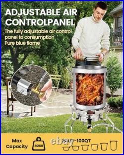 AOISON 200,000 BTU Propane Burner, Stainless Steel Outdoor Camping Stove