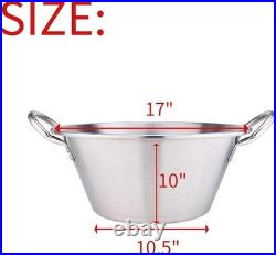 ARC 22qt Cast Iron Mexican Cazo Para Carnitas With 200,000 BTU Propane Stove