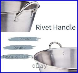 ARC 22qt Cast Iron Mexican Cazo Para Carnitas With 200,000 BTU Propane Stove