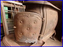 Aafa Antique CIVIL War S H Ransom Co Cushion 31 Cast Iron Stove 1861 Albany Ny