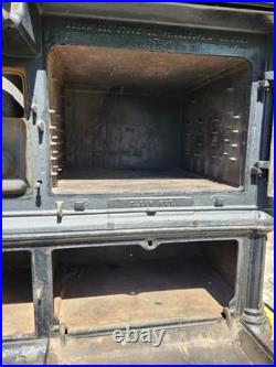 Abram Cox Stove Co Novelty Kitchener Antique Cast Iron Cook Stove