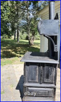 Abram Cox Stove Co Novelty Kitchener Antique Cast Iron Cook Stove