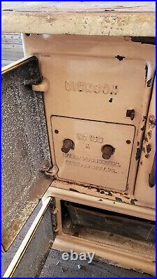 AntiqueEarly Foundry Company Cast Iron Coal Stove Oven, Griddle