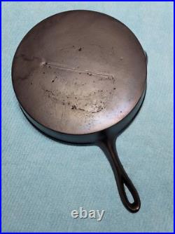 Antique 1800's Gate Mark #9 Single Pour Fancy Handle Cast Iron Skillet RESTORED