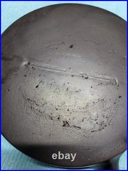 Antique 1800's Gate Mark #9 Single Pour Fancy Handle Cast Iron Skillet RESTORED